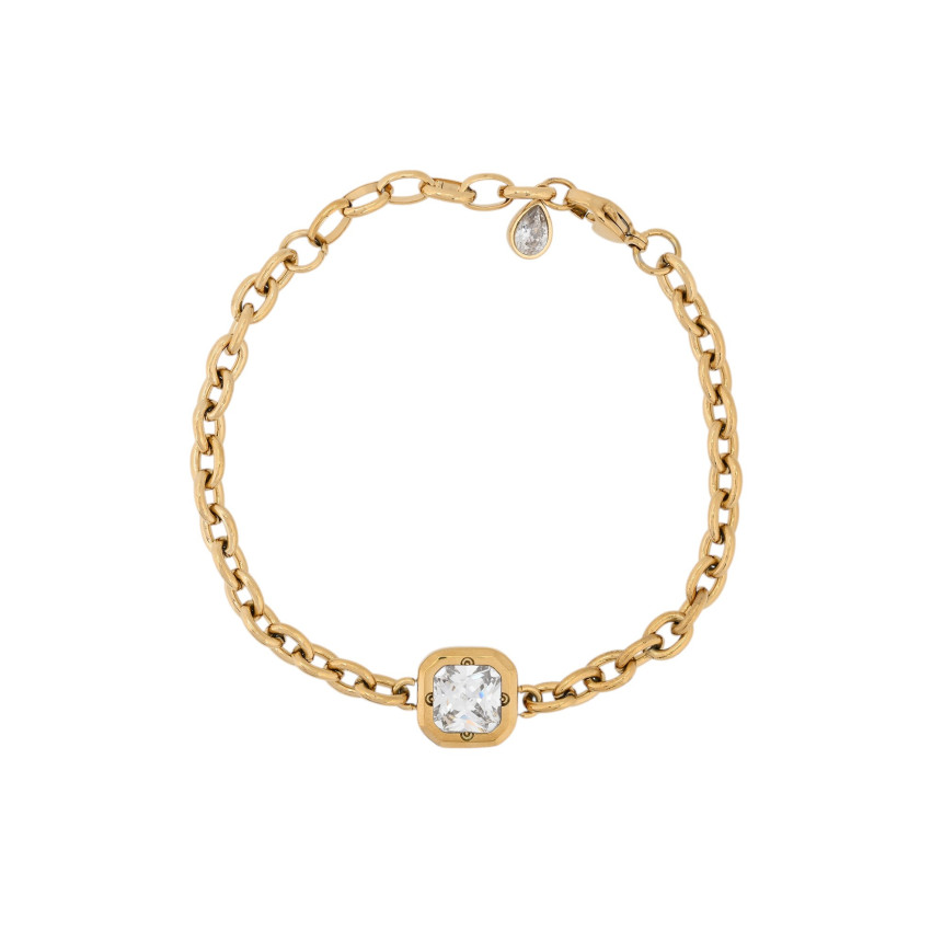 Pulseira Glamour com zircônia