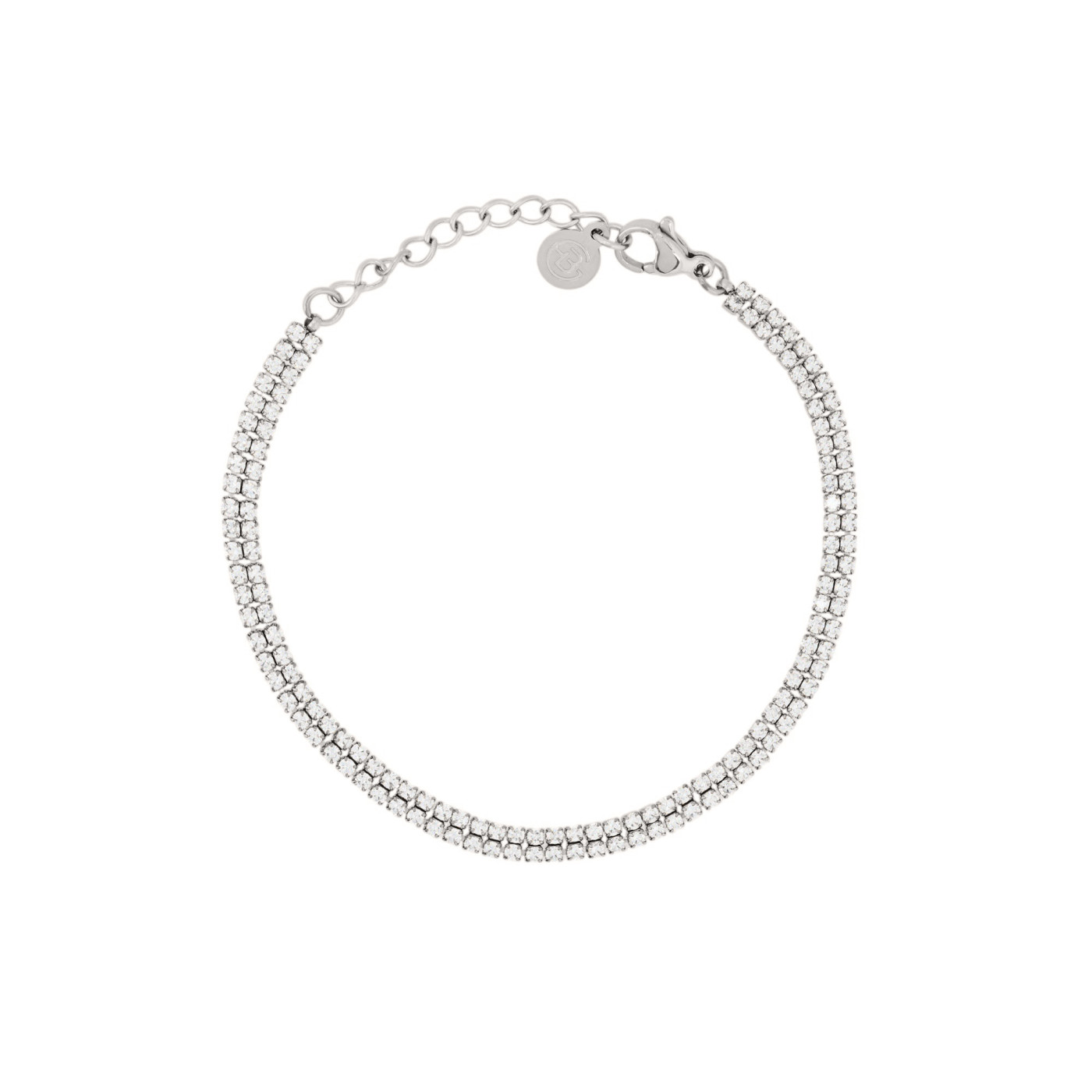 Pulseira Riviera dupla com zircônias