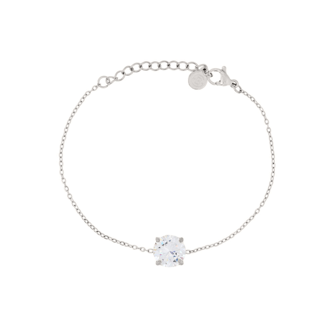 Brazalete de acero con punto de luz GB