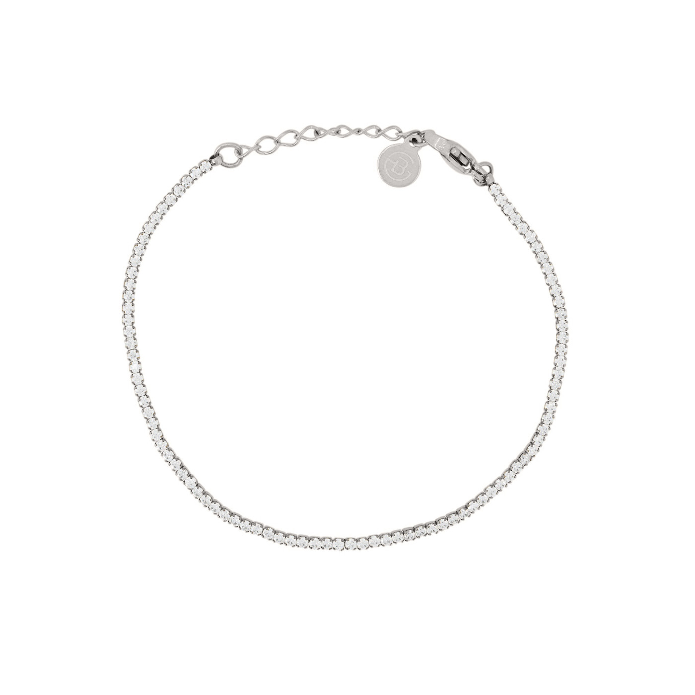 Steel rivière bracelet super thin GB