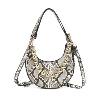 Bolso de hombro con estampado animal