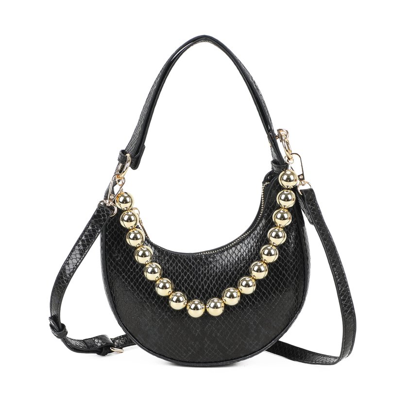 Bolso de hombro con estampado animal