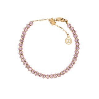 Pulseira em aço riviera oval GB