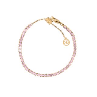 Pulseira em aço riviera roxa GB