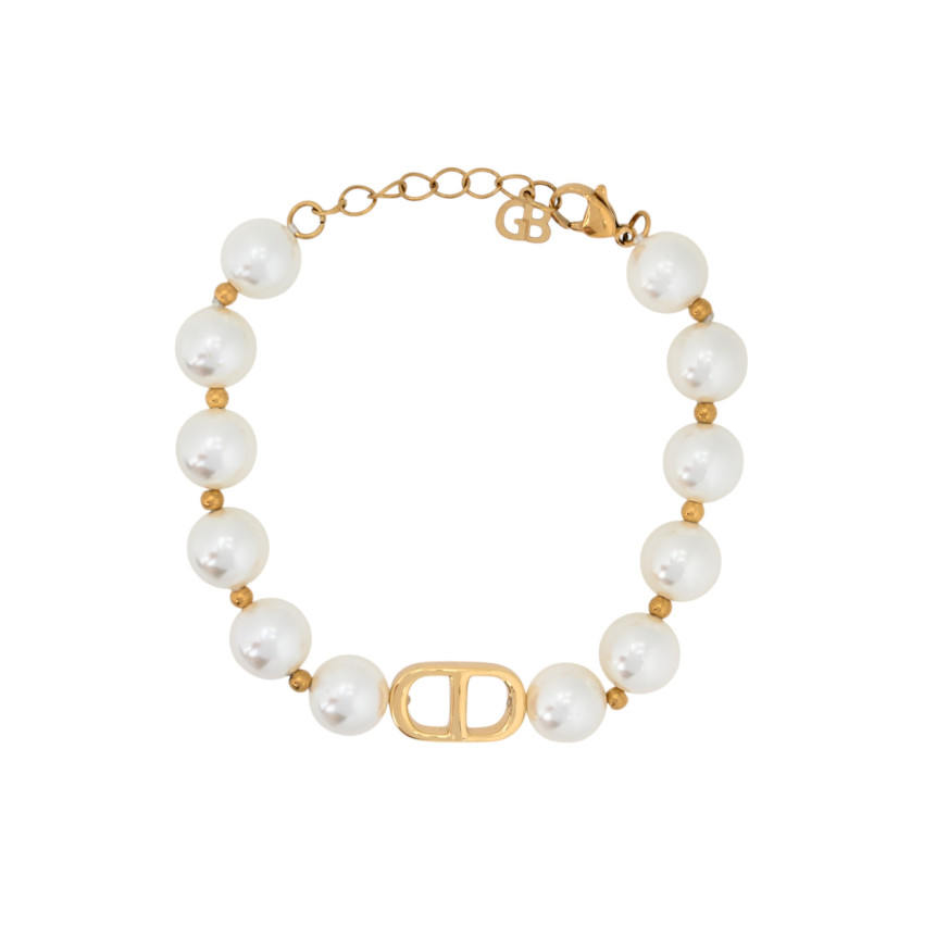 Pulseira semi jóia pérolas GB