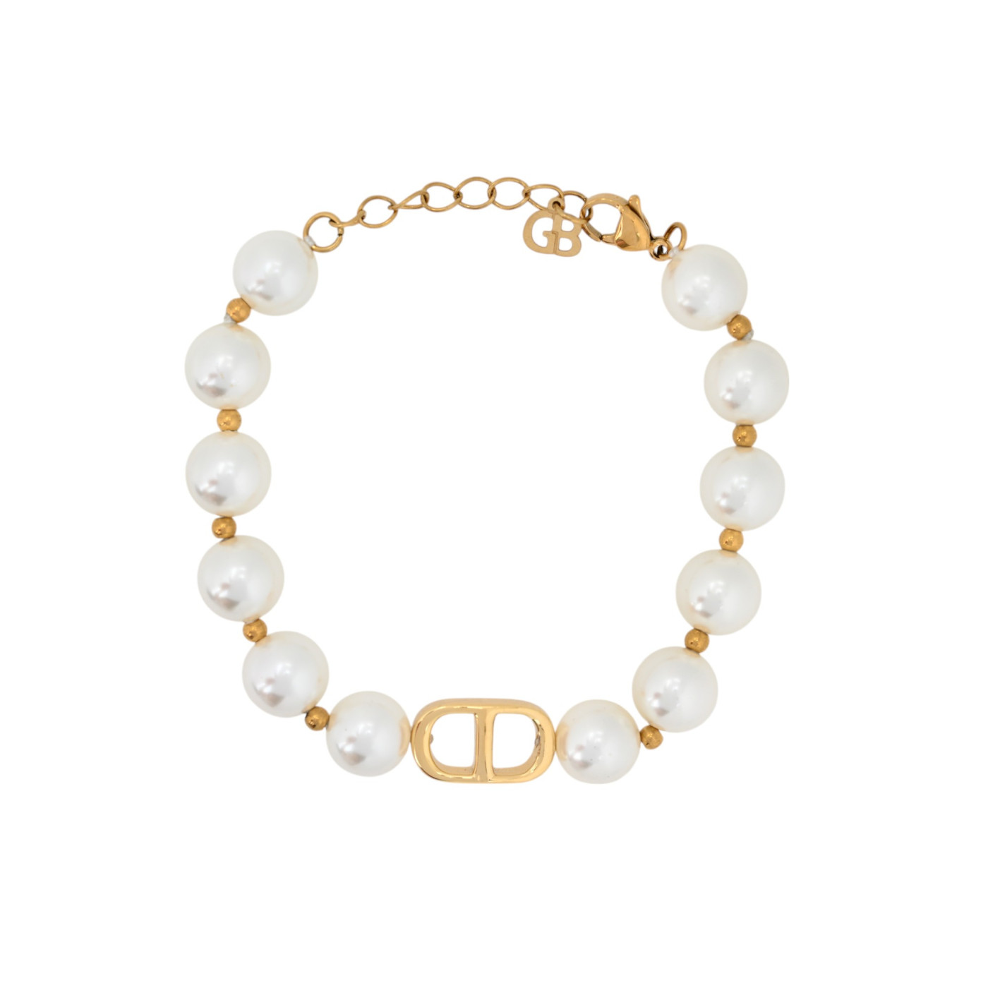 Pulseira semi jóia pérolas GB