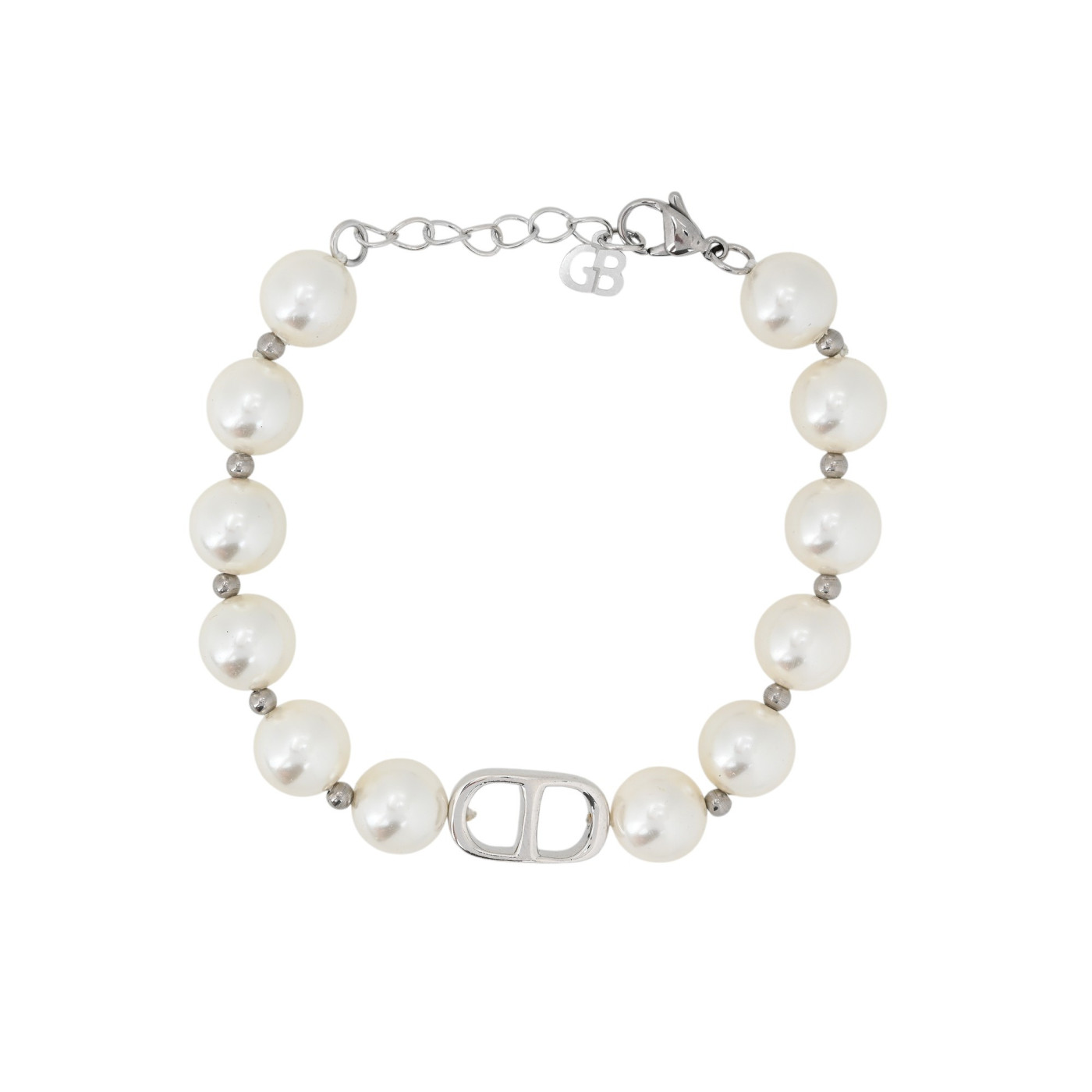 Pulseira semi jóia pérolas GB