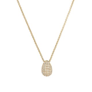 Colar Delicate gota com brilhantes