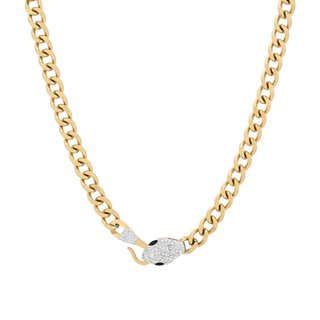 Collar en acero serpiente GB