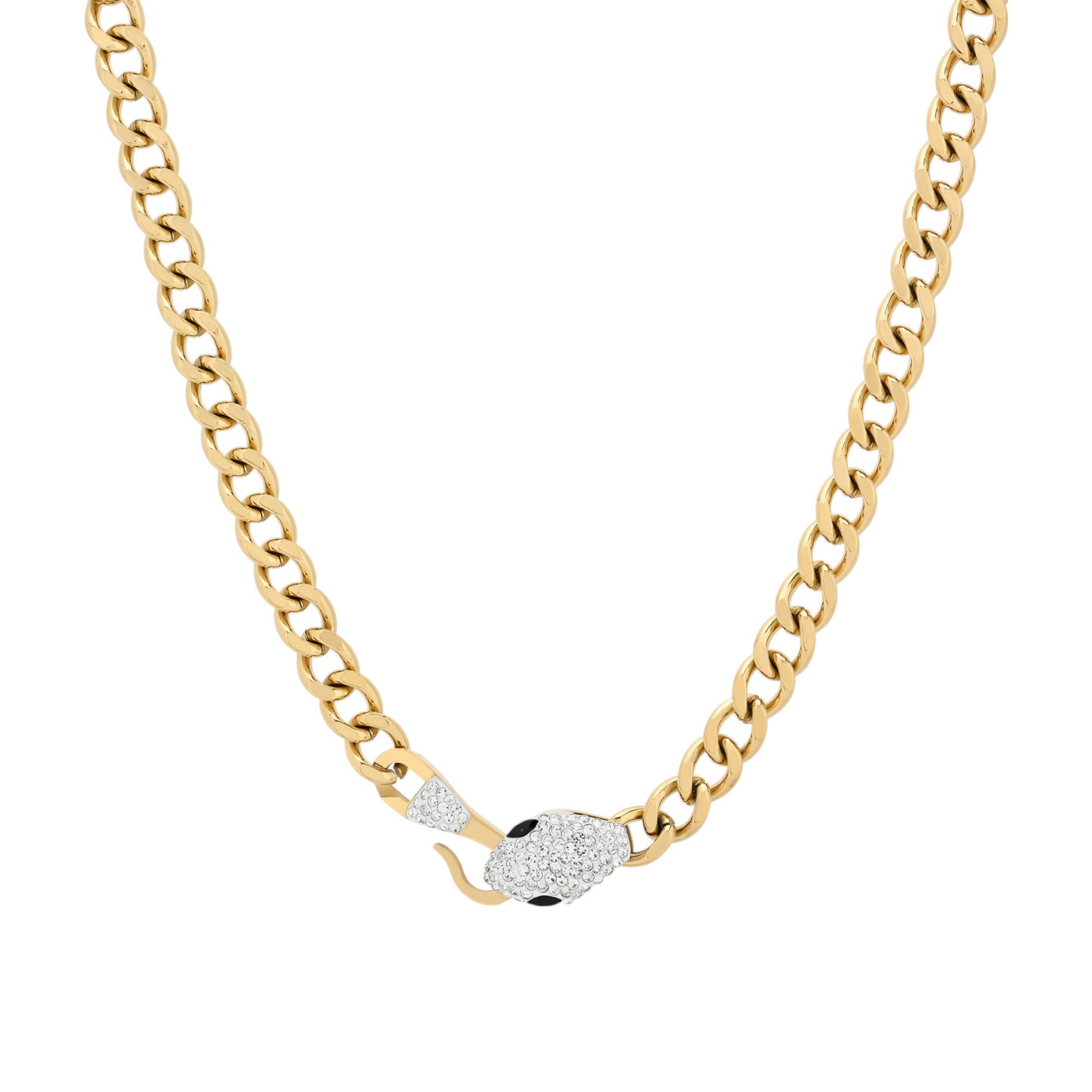 Collar en acero serpiente GB