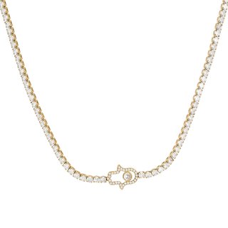 Collier rivière en acier main GB