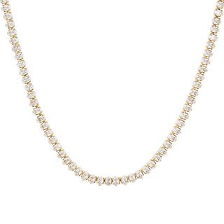 Collana in acciaio rivière ovale GB