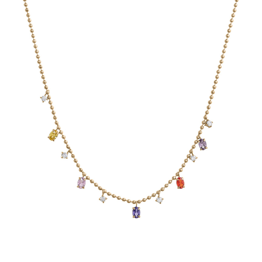Collana Delicate con cristalli naturali