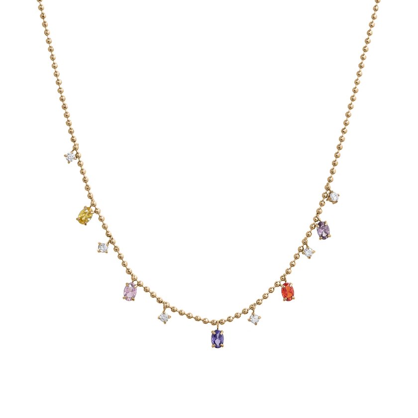 Collana Delicate con cristalli naturali