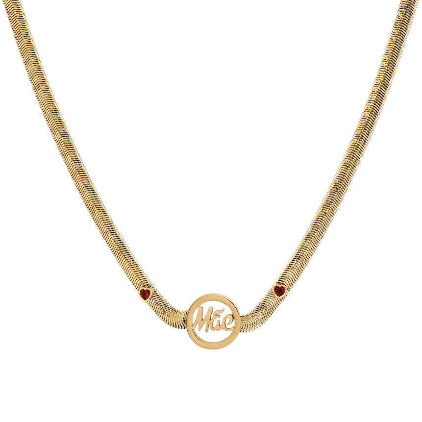 Collier Glamour Mãe et cœurs