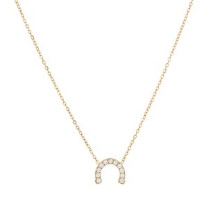 Collier Delicate fer à cheval porte-bonheur