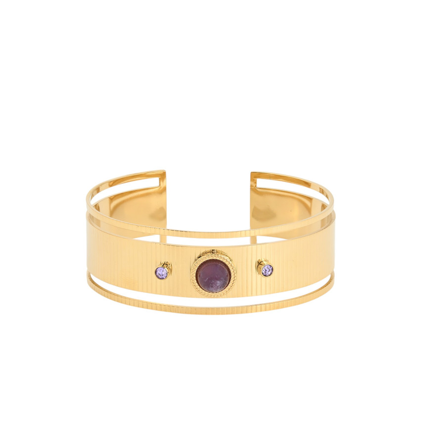 Bracelet rigide acier large GB