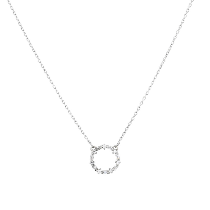 Collier S925 cercle de zirconies GB