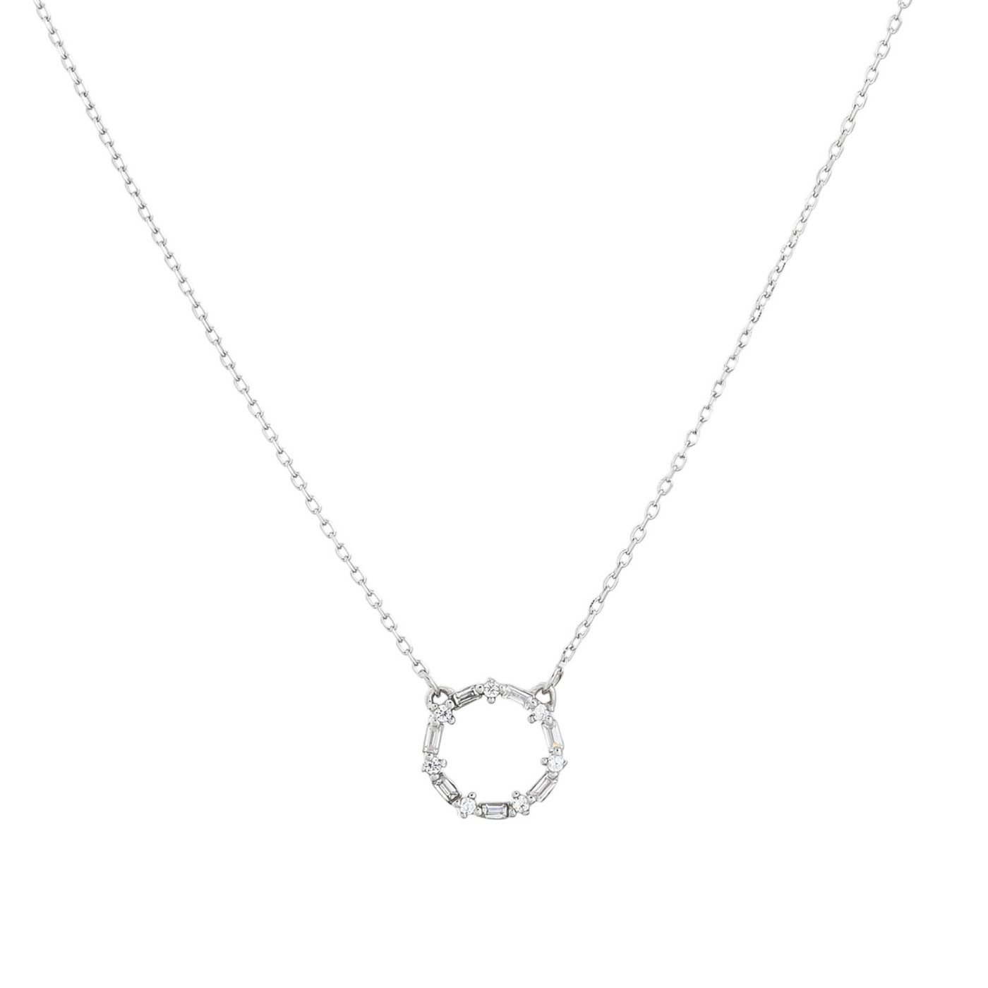 Collier S925 cercle de zirconies GB