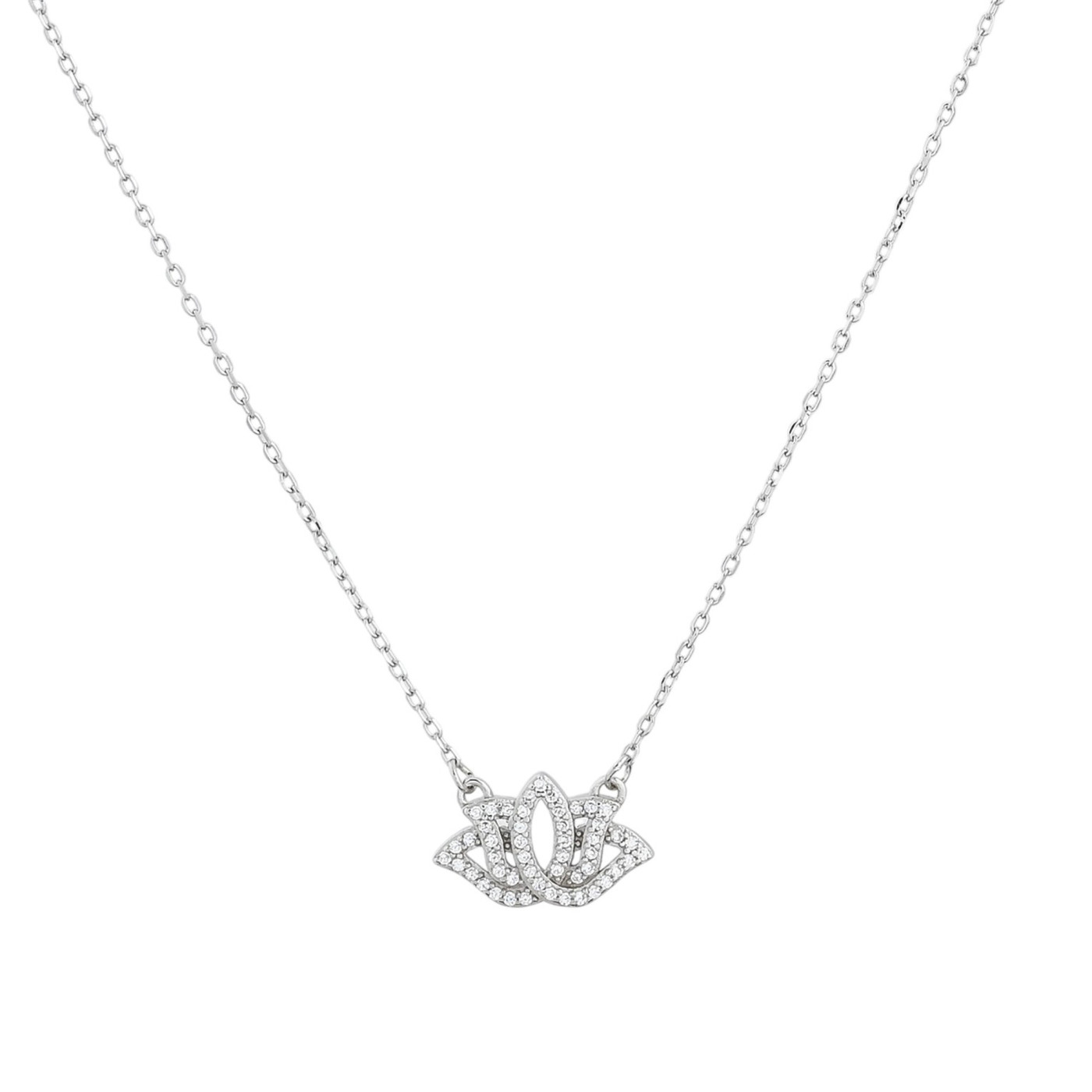 Collana S925 fiore di loto GB