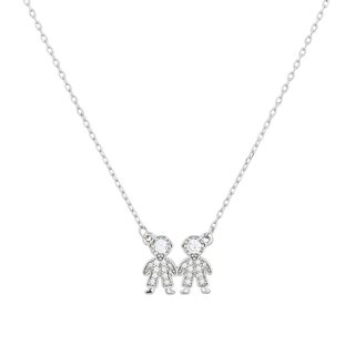 Colar S925 dois meninos GB