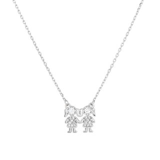 Colar S925 duas meninas GB