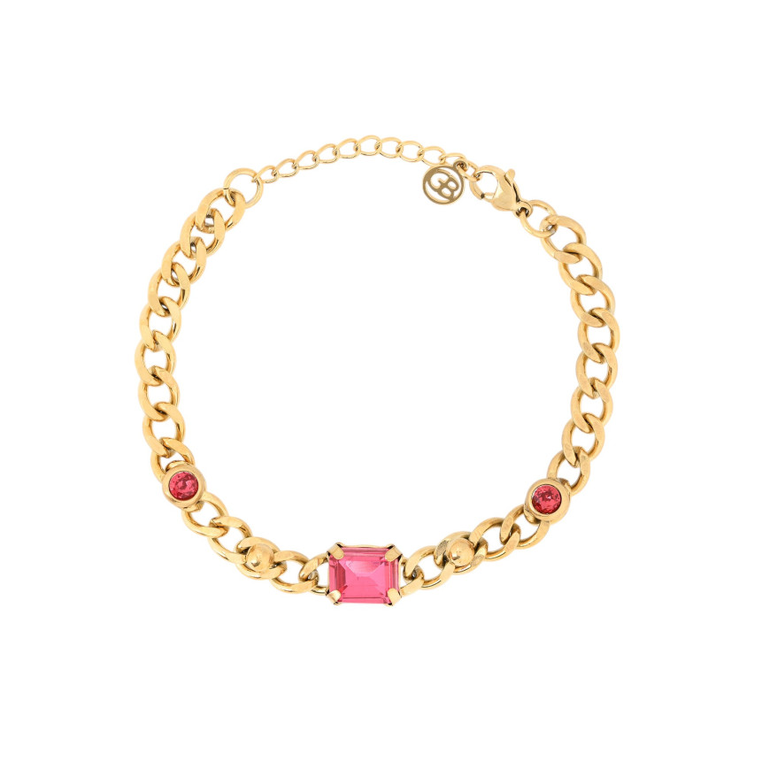 Pulseira em aço elos GB