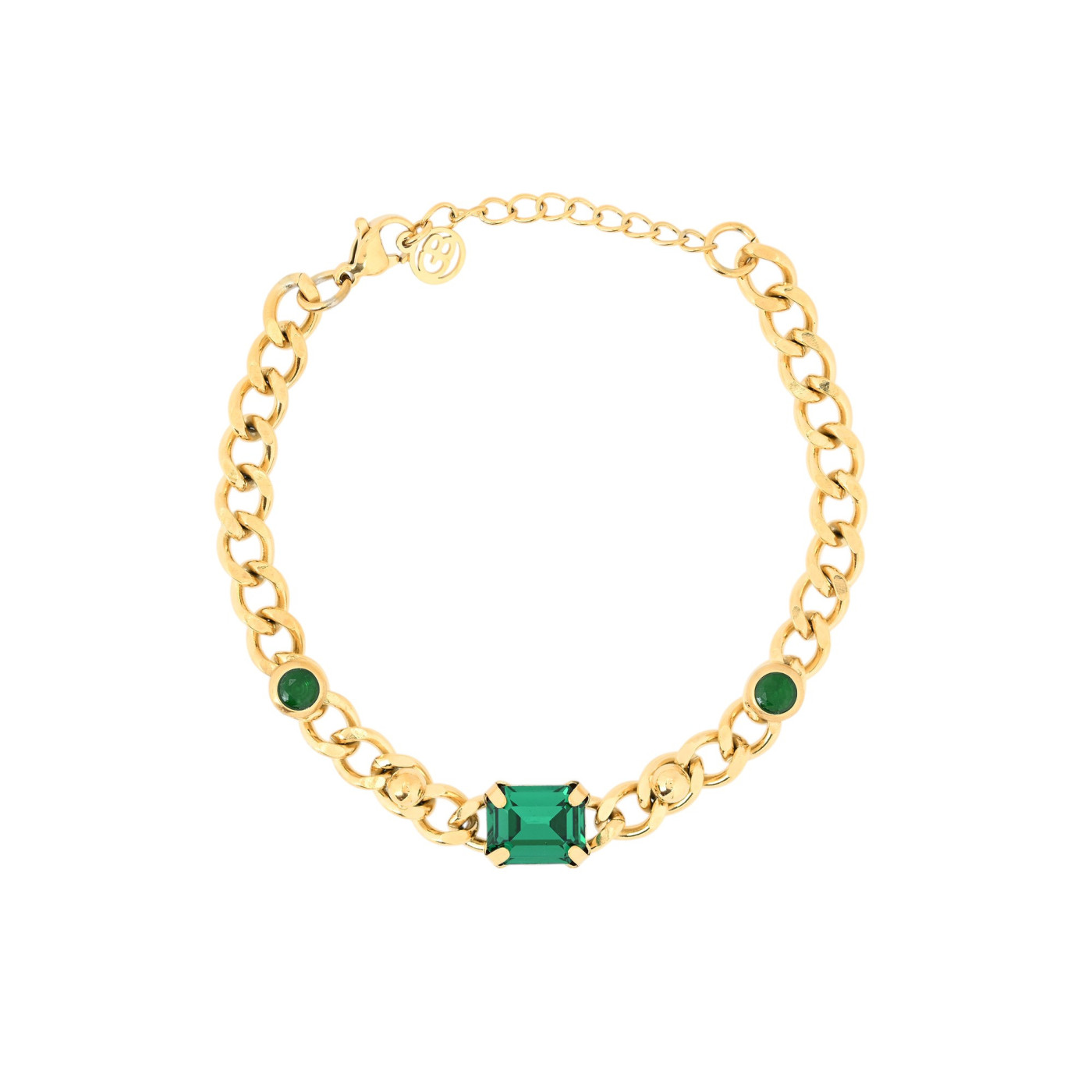 Pulseira em aço elos GB