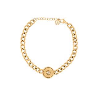 Pulseira em aço corrente brilhante GB
