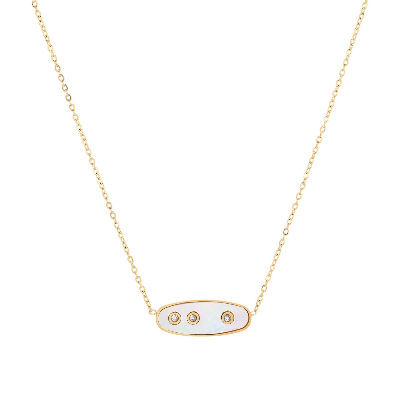 Collana in acciaio tre luminosas GB