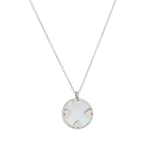 Collar en acero corazones GB