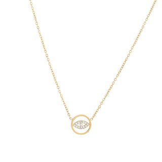 Collar en acero con ojo GB