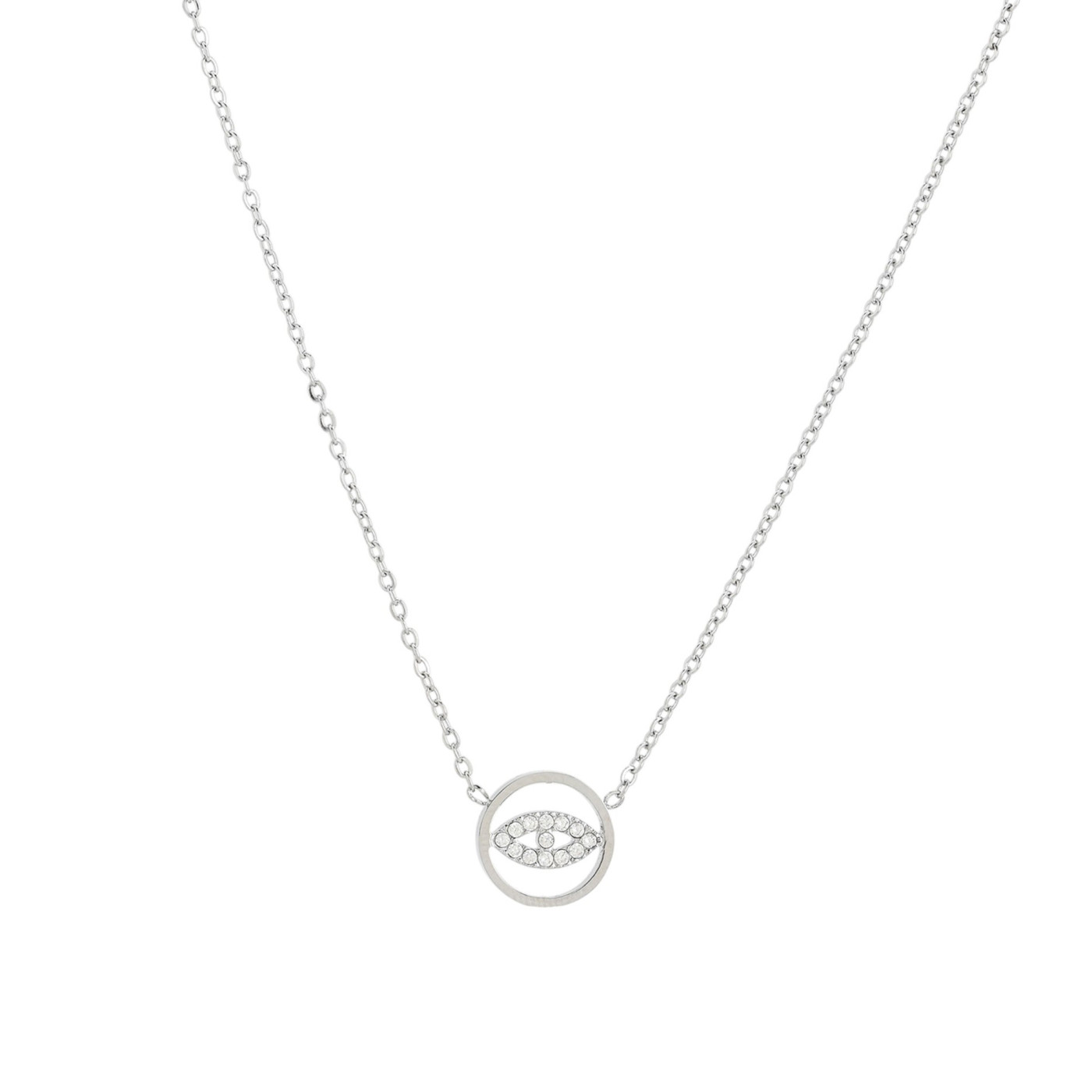 Collana in acciaio con occhio GB