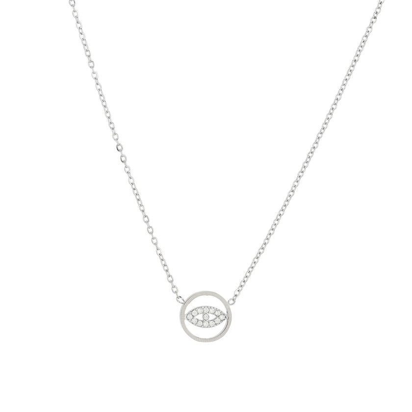Collar en acero con ojo GB