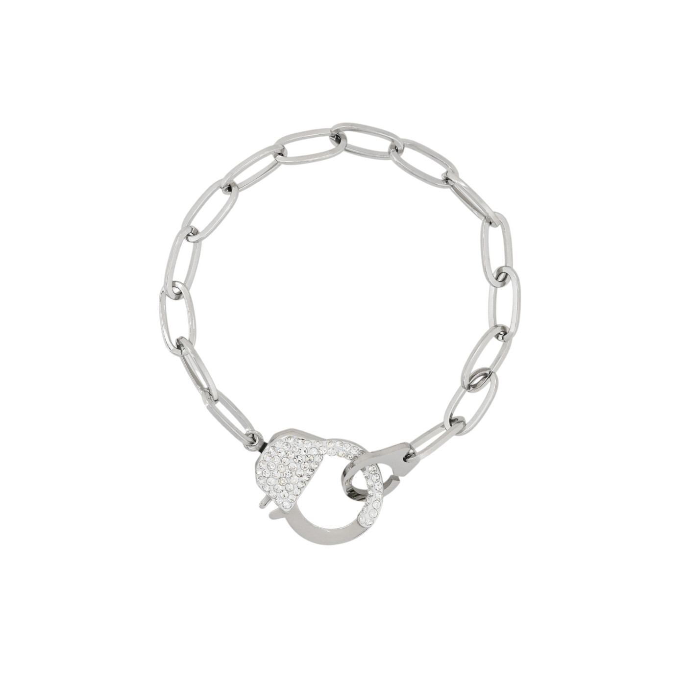 Bracelet Glamour avec maillons et menottes