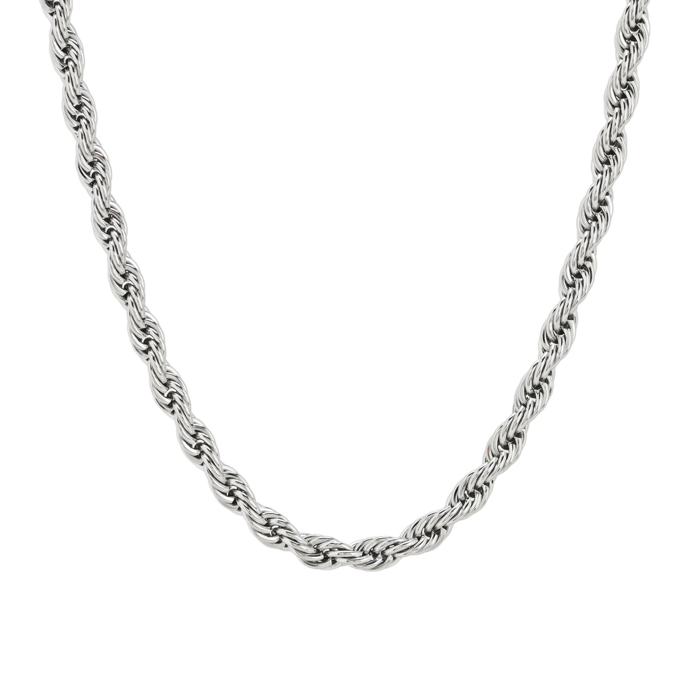 Collar acero malla trenzada fina GB