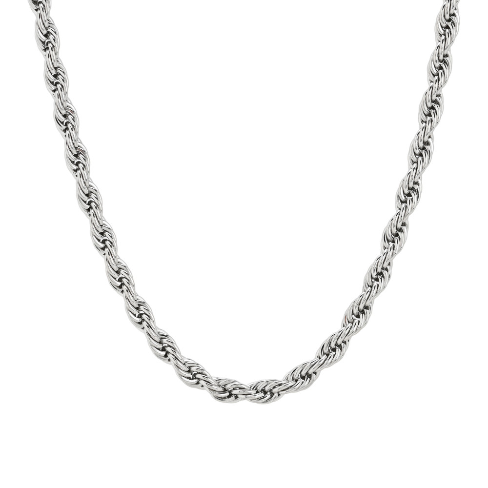 Collar acero malla trenzada fina GB