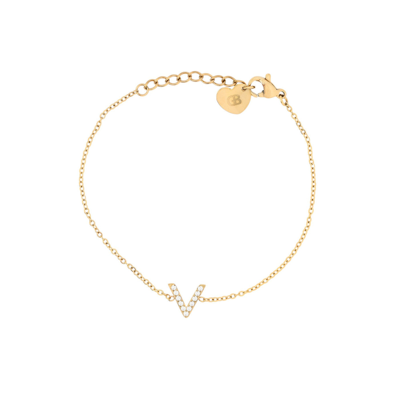 Pulseira Delicate V e zircônias