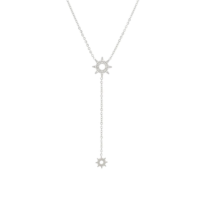 Collar en acero colgado sol GB