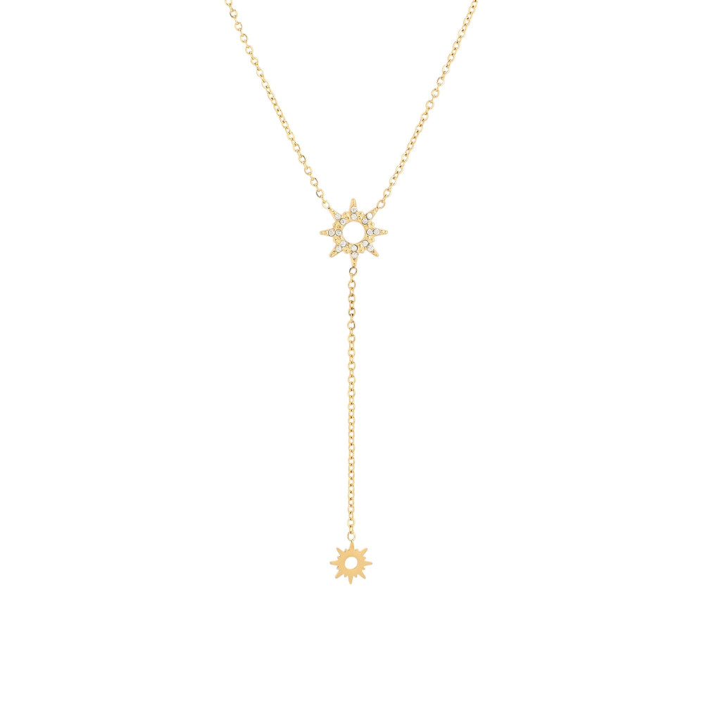 Collar en acero colgado sol GB
