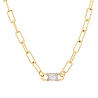Collana link in acciaio GB