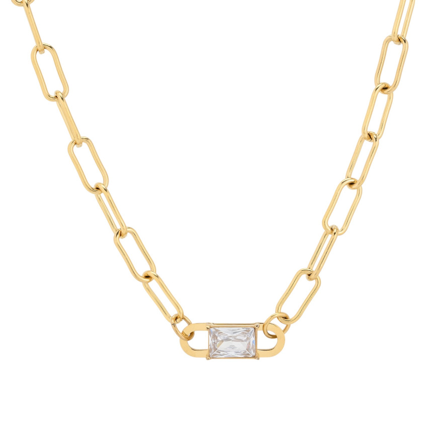 Collana link in acciaio GB