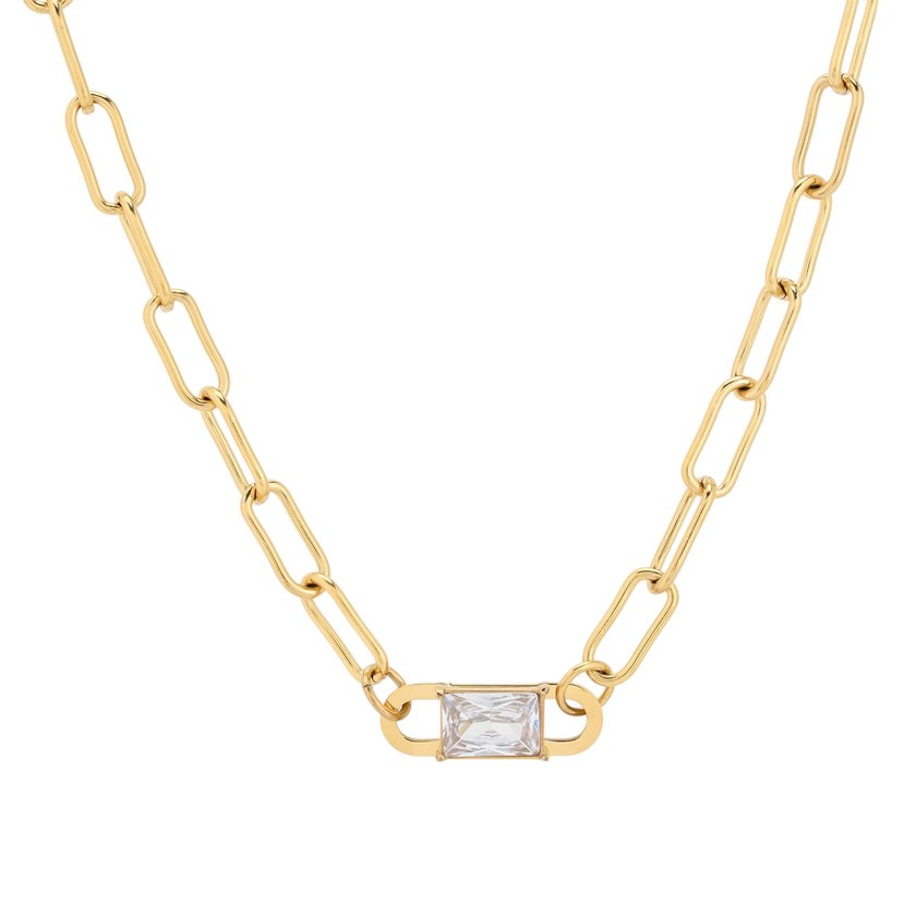 Collana link in acciaio GB
