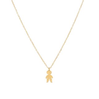 Collana ragazzo in acciaio GB