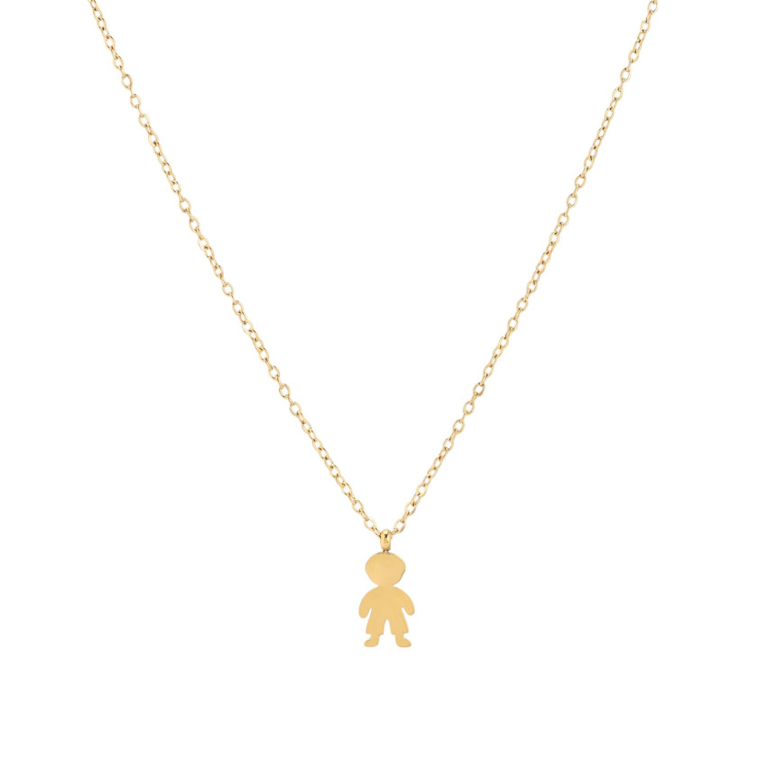 Boy steel necklace GB