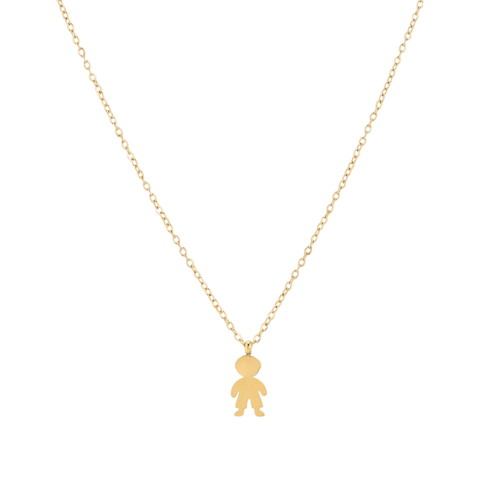 Boy steel necklace GB