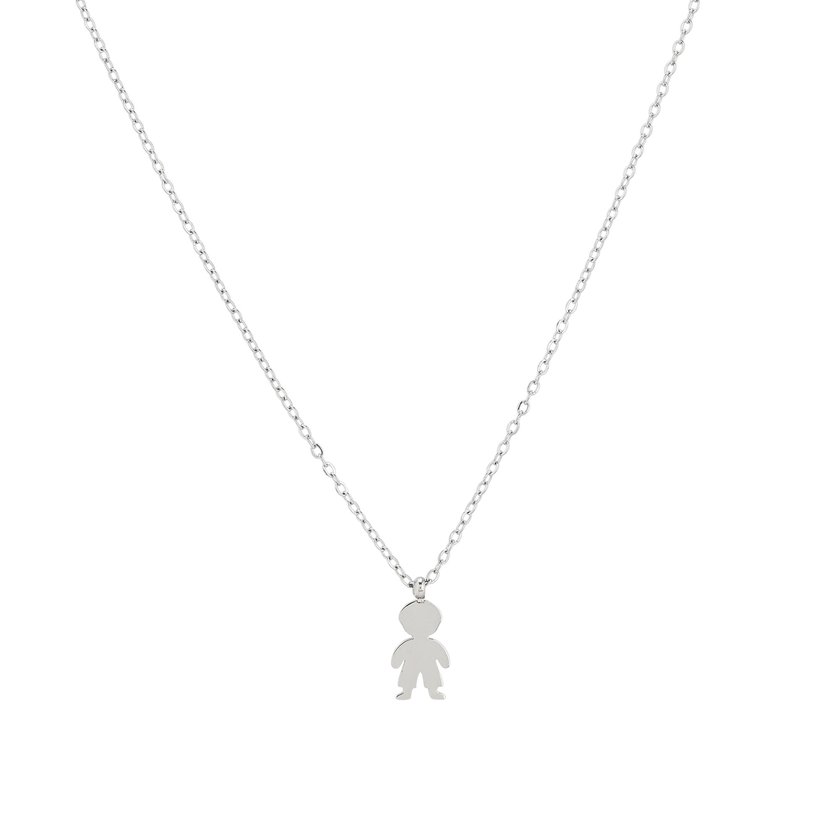 Collana ragazzo in acciaio GB