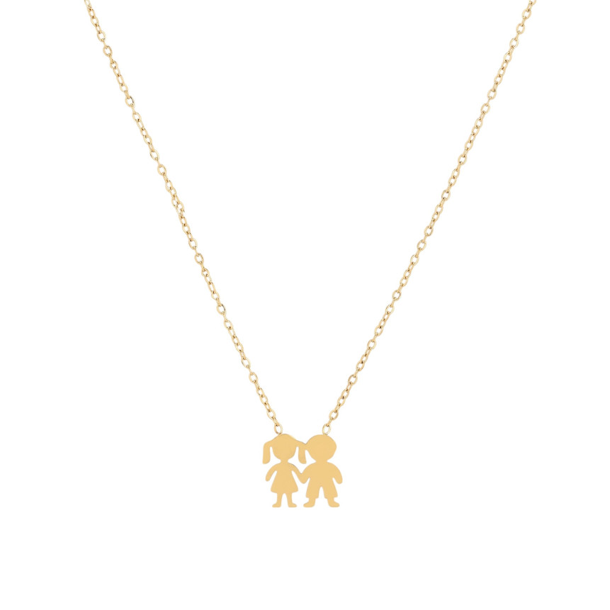 Collier couple en acier GB