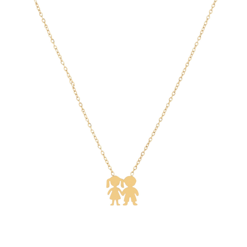 Collar pareja de acero GB