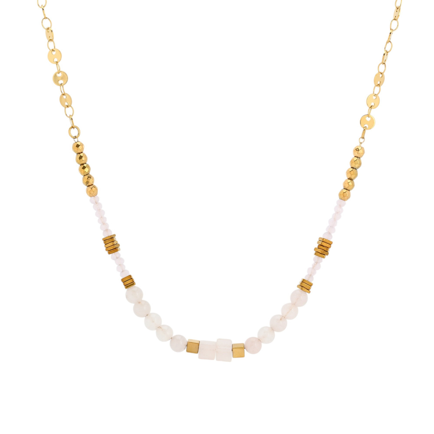 Collana in acciaio cristalli GB